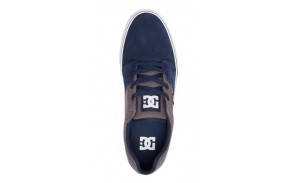 Chaussures de skateboard Hommes DC SHOES Tonik M Navy Orange