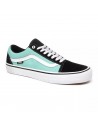 VANS Old Skool Pro - Black/Jade - Skateschuhe