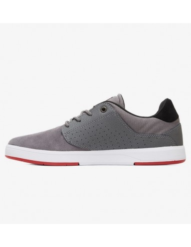 DC Shoes Zapatos de patinaje para hombre, Gris Gris Gris Rojo