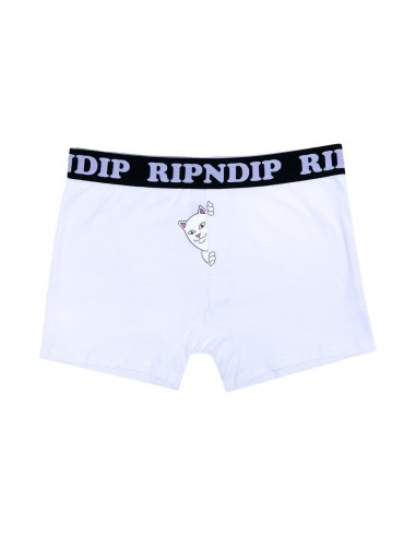 RIPNDIP Peek a Nermal - White - Boxer