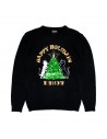 RIP N DIP Litmas Tree Knitted Crewneck - Black