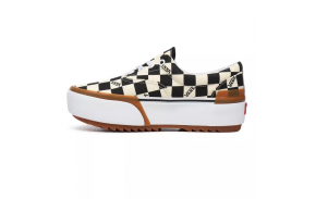 Chaussures Femmes VANS Era Stacked Checkerboard Noir