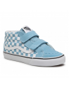 VANS SK8-Mid Reissue V - Checkerboard Blue - Kids Skate shoes