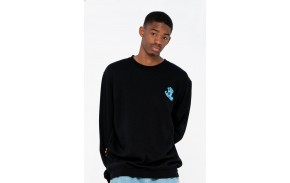 SANTA CRUZ Screaming Hand Chest Crew Sweatshirt - Noir (homme)