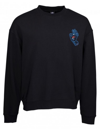 SANTA CRUZ Void Hand Crew Sweatshirt - Noir