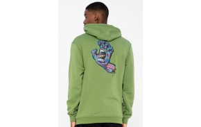 SANTA CRUZ Growth Hand Hood - Dill Green - Sweat à capuche