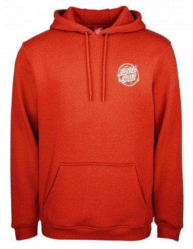 SANTA CRUZ Sweat à capuche Ermsy Twisted Hand Hood - Ketchup