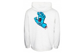 SANTA CRUZ Screaming Hand Chest - Athletic Heather - Sweat à capuche (dos)