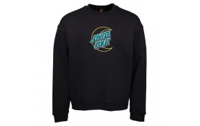 SANTA CRUZ Empty Moon Dot Crew Sweatshirt - Noir