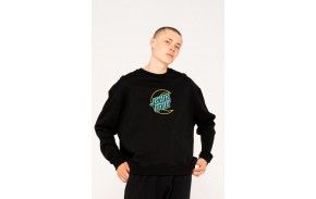 SANTA CRUZ Empty Moon Dot Crew Sweatshirt - Noir (homme)