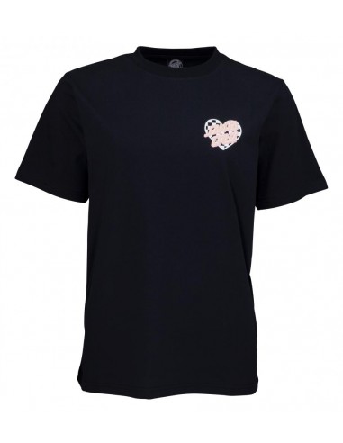 SANTA CRUZ T-shirt Heart Dot Check - Femmes - Noir