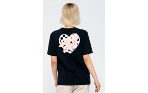 SANTA CRUZ T-shirt Heart Dot Check - Femmes - Noir