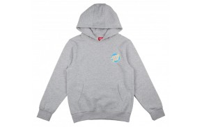 SANTA CRUZ Sweat à capuche Youth Roskopp Frame Hand Enfants - Heather Grey