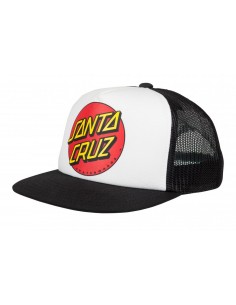 SANTA CRUZ Youth Classic Dot - Noir/Blanc - Casquette Enfants