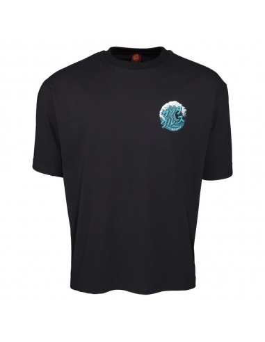 SANTA CRUZ T-shirt Japanese Wave Dot - Noir