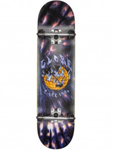 GLOBE G1 Ablaze 8.0" Black Dye - Skateboard complet