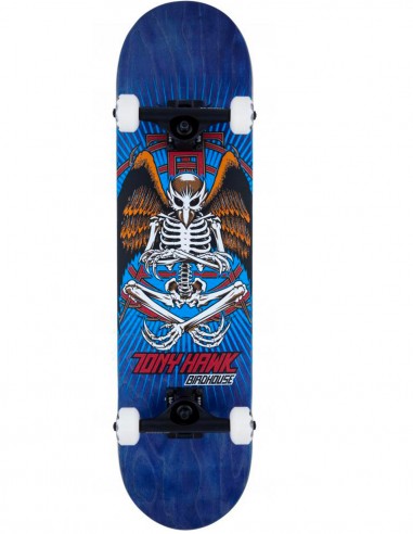 BIRDHOUSE Stage 3 Hawk Birdman 8" Blue  - Skateboard complet