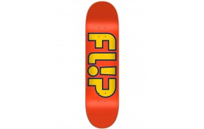 Flip Team Outlined Orange 7.75" - Plateau de skateboard