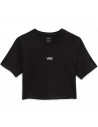 VANS Flying Crop Sport T-Shirt Donna - Nero