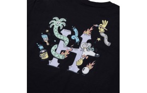 HUF Steven Harrington H - Noir - T-shirt (design)