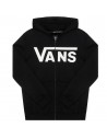 VANS Classic Zip Hoodie II - Nero/Bianco - Felpe con cappuccio