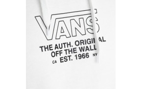 VANS Sequence Sweat A Capuche - Blanc (logo)