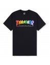 THRASHER Rainbow Mag T-shirt - Black