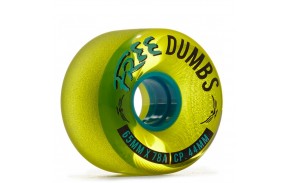 Roues de longboard FREE WHEELS Dumbs 65 mm - 78a