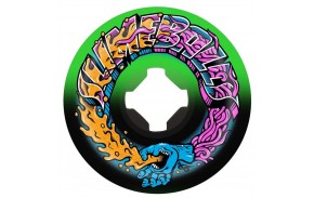 Roues de skate Slime Balls Greetings 56mm 99a verte noire