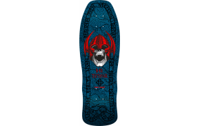 Plateau de skate Old school POWELL PERALTA Reissue Welinder Skull 9.62" - Blue