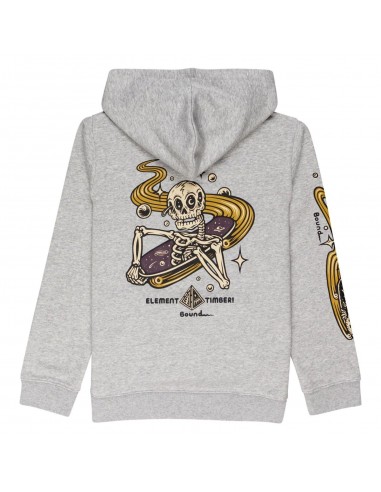 ELEMENT Transender Hood Youth - Grey - Sweat à capuche (dos)