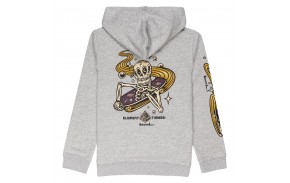 ELEMENT Transender Hood Youth - Grey - Sweat à capuche (dos)