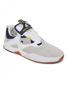 DC SHOES Kalis - White/Grey/Yellow - Chaussures de skate