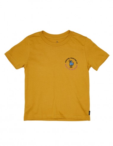 RIP CURL Mr. Wavey Tee - Mustard - T-shirt enfant