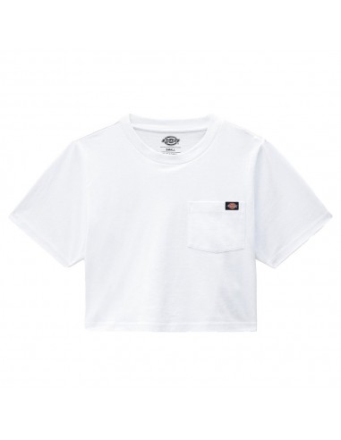 DICKIES Porterdale - Blanc - T-shirt Croptop