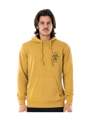 RIP CURL Search Icon - Mustard - Sweat à Capuche