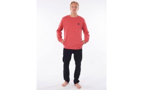 RIP CURL Original Surfers Crew - Washed Red - Crewneck -