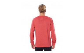 RIP CURL Original Surfers Crew - Washed Red - Crewneck - de dos