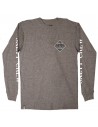 SALTY CREW Tippet Refuge - Heather Charcoal - Langärmeliges T-Shirt