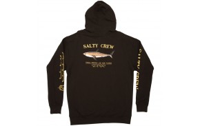 SALTY CREW Bruce Hood Fleece - Noir - Sweat à capuche (dos)