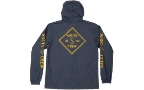 SALTY CREW Tippet snap - Bleu marine - Veste (dos)