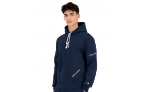 CHAMPION Rochester asymétrique - Bleu marine - Sweat à capuche