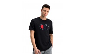 CHAMPION Rochester à logo C - Noir - T-shirt