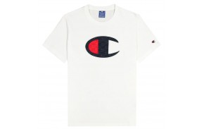 CHAMPION Rochester à logo C - Blanc - T-shirt