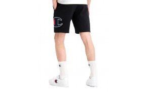 CHAMPION Rochester Grand Logo C - Noir - Short (dos)