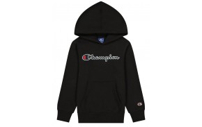 CHAMPION Rochester Logo - Noir - Sweat à capuche enfants