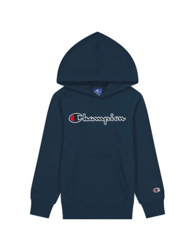 CHAMPION Rochester Logo - Bleu marine - Sweat à capuche enfants