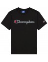 CHAMPION Rochester Logo - Zwart - Kinder-T-shirt