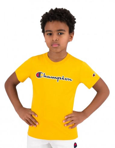 Camiseta fashion champion amarilla