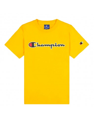 CHAMPION Rochester Logo - Jaune - T-shirt